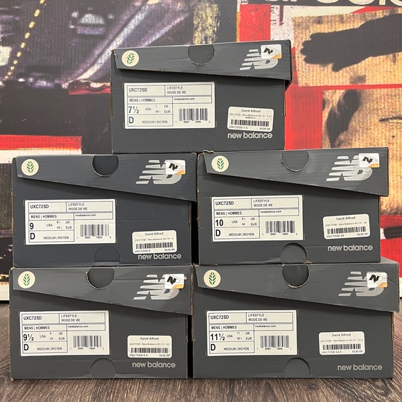 2022 New Balance XC-72 White / Black / Gum / Grey Suede Mesh NB XC15 375 UXC72SD - Picture 9 of 9